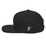 Skate Icon White Snapback Hat