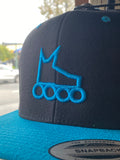 Skate Icon Teal Snapback Hat