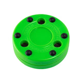 Green Biscuit Roller Hockey Puck