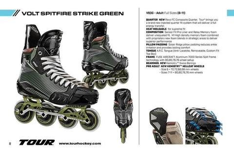 Tour Volt Spitfire Skates Sr