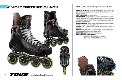 Tour Volt Spitfire Skates Sr