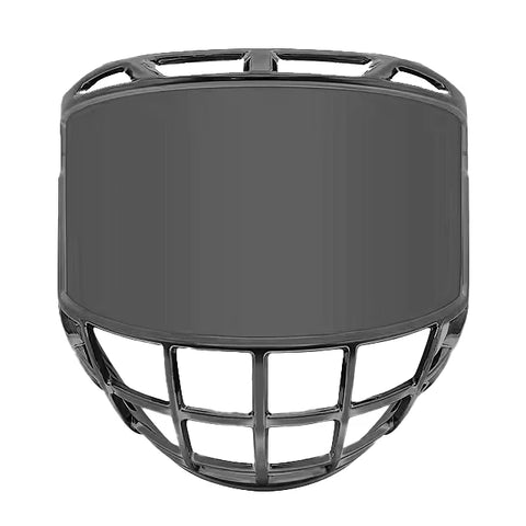 Colored Bubbles Chrome Hockey Face Shield