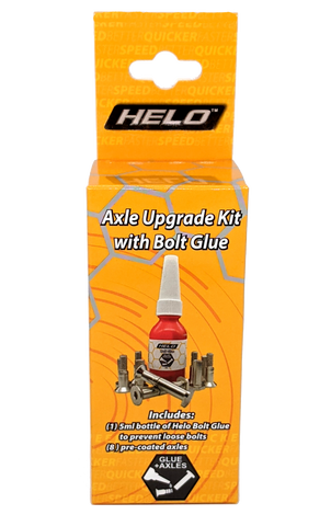 Helo Axle Upgrade Kit with Bolt Glue